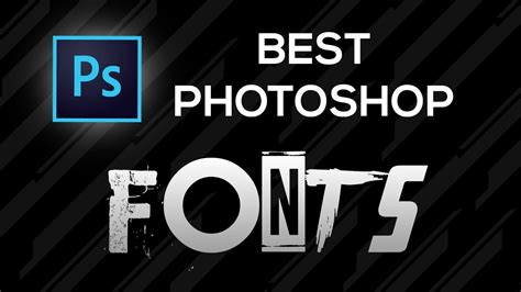 Best Fonts I Use On Photoshop Youtube