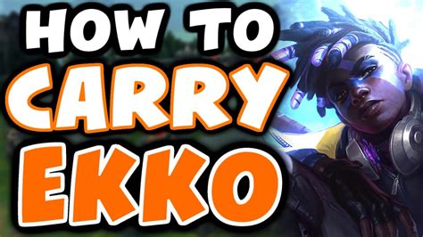 How To CARRY With EKKO Challenger Ekko Mid 10 2 League Of Legends