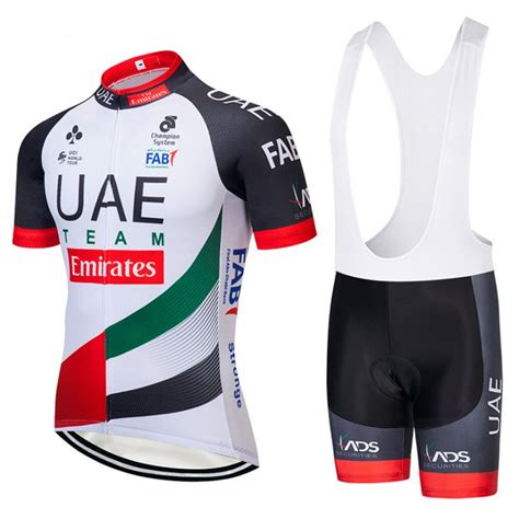Ensemble Cuissard Vélo Et Maillot Cyclisme équipe Pro Uae Team Emirates