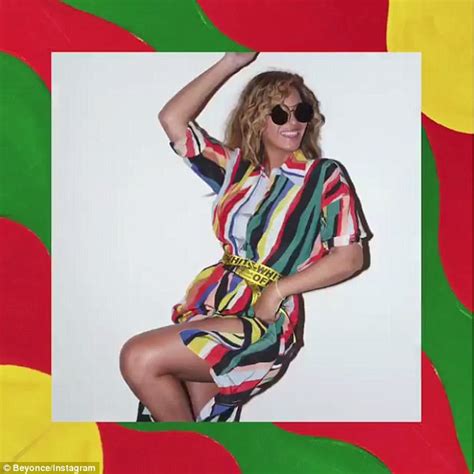 Latest Updates Beyonce Twerks Up A Storm In A Patterned Mini Dress