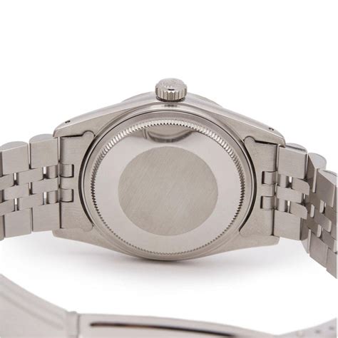 Rolex Datejust 36 Stainless Steel 16030 Wristwatch At 1stdibs