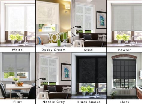 Sunscreen Roller Blinds Magic Screen One Way See Through Privacy