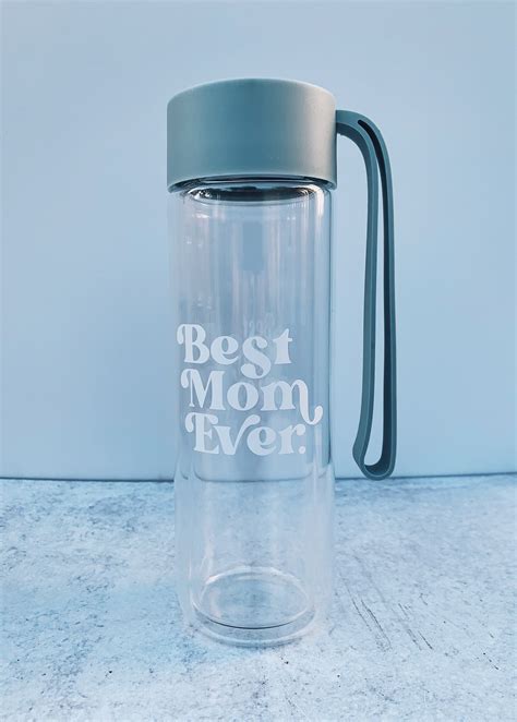 Double Wall Reusable Glass Water Bottle