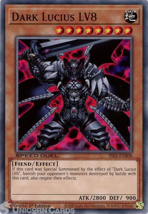 Tab meets every 1st and 3rd monday from 4 to 5. SS05-ENB08 Dark Lucius LV8 Common 1st Edition Mint YuGiOh ...