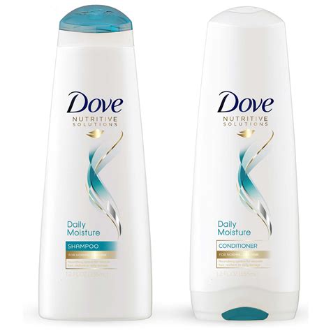 Dove Beauty Daily Moisture Shampoo And Conditioner Set 12 Fl Oz 2ct