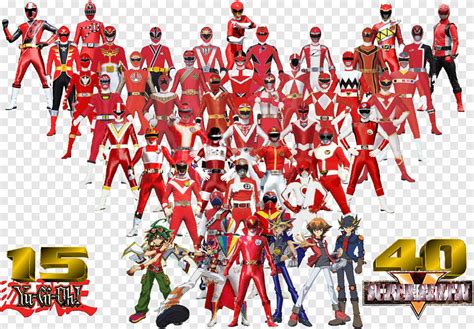 Super Sentai Red Ranger Power Rangers Yu Gi Oh Power Rangers Tim