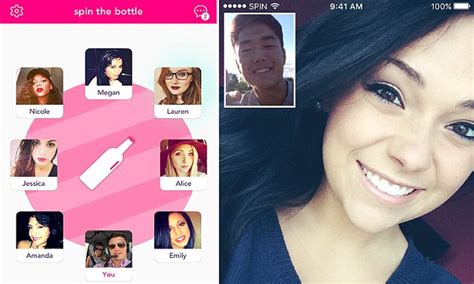 Spin The Bottle Dating App Reimagines Classic Party Game Daily Mail Online