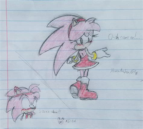 More Pink Femsonic By Devanarcher101 On Deviantart