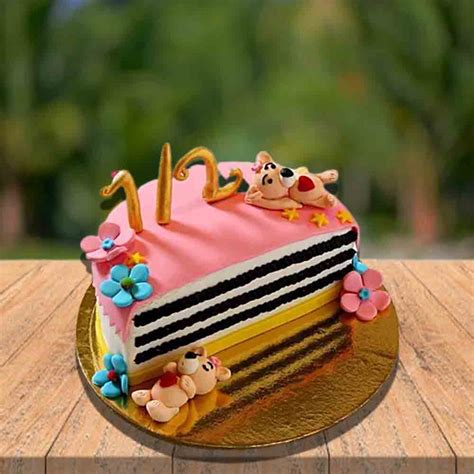 Half Birthday Cake Order Half Cakes Online At Tfcakes