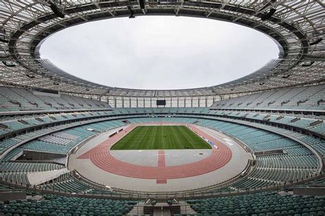 That's about 50% of the stadium capacity. Bakı Olimpiya Stadionu (Milli Stadion) - StadiumDB.com