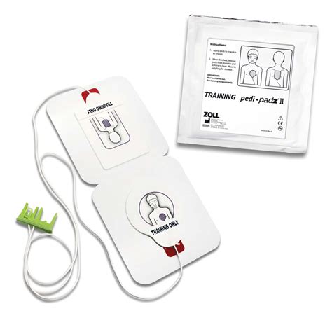 Zoll Aed Plus Replacement Training Electrode Pad For Trainer Marelly Aeds Safety