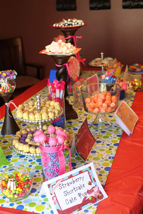 Table Set Up Candy Party 2012 Candy Party Candy Theme