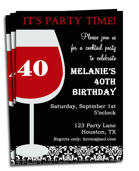 Free Printable Personalized Birthday Invitations For Adults Download Hundreds Free Printable