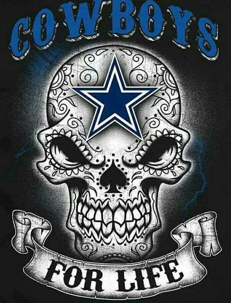 Pin By Arturo Perez On Cowboynation Skull Wallpaper Cowboys Football