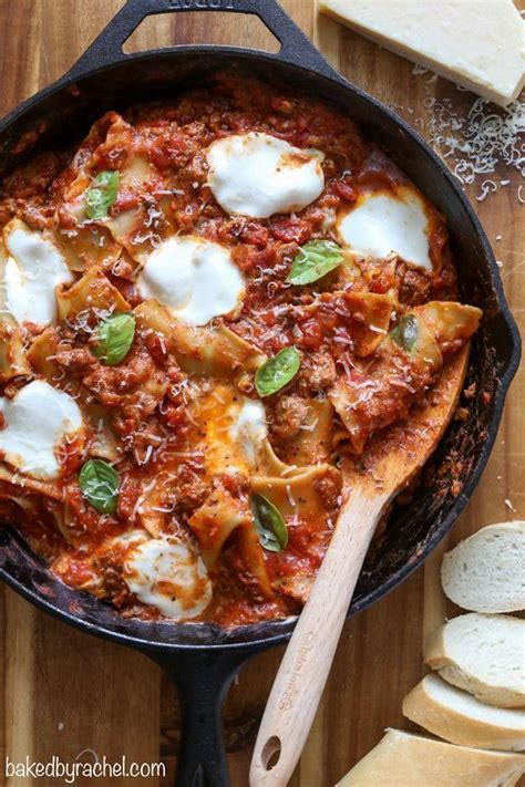 Easy Skillet Lasagna Ready In Just 30 Minutes Recipe From