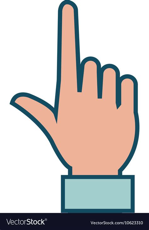 Vector Of Pointing Hand Vector Image Of Hand Pointing