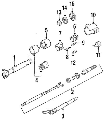 Steering Column Assembly For 1993 Gmc Sonoma Base