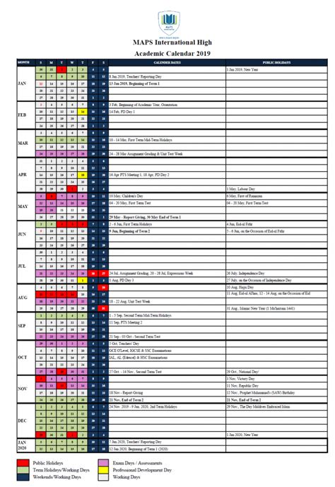 The university of south alabama academic calendar includes the schedule for each semester, registration, commencement and holidays including spring break. Academic Calendar — MAPS International High
