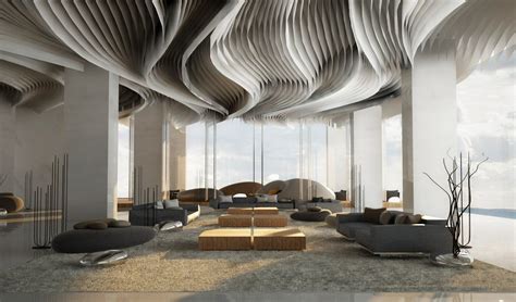 Hilton Pattaya Hotel Lobby Design Ceiling Design Modern Ceiling Design