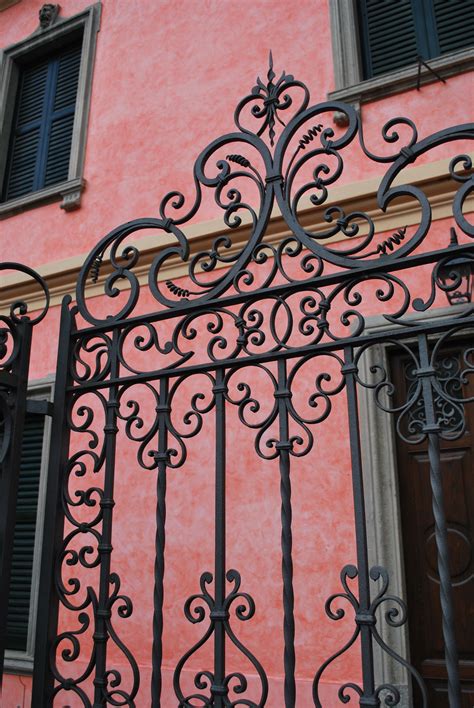 Iron Gate. Headboard. or Garden | Wrought iron doors, Wrought iron