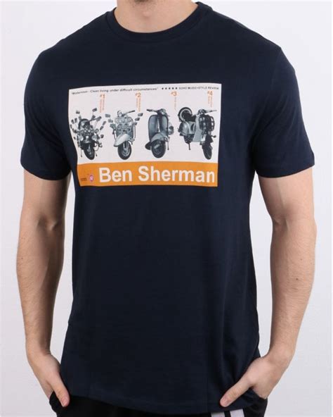 Ben sherman x brian cannon aw20 skateboard deck. Ben Sherman Renton T Shirt in Navy | 80s Casual Classics
