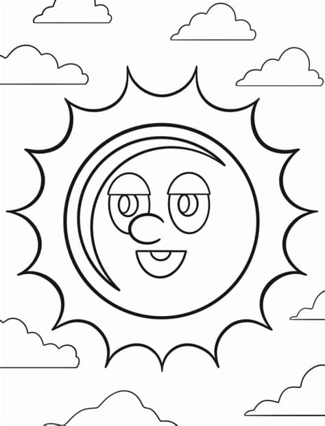 Fun Sun In Sunrise Coloring Page Download Print Or Color Online For Free