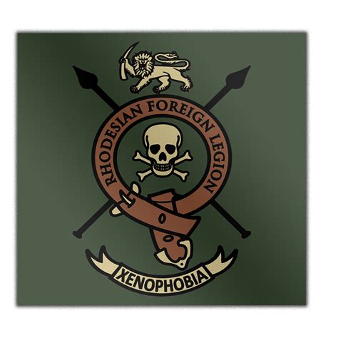 Rhodesian Foreign Legion Vintage Decal Rflogstin01
