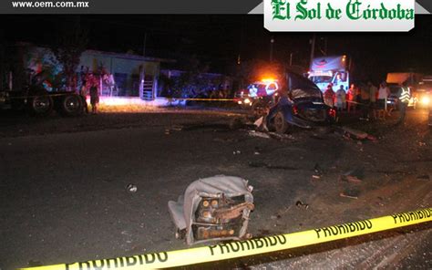 Impacto Brutal 3 Muertos 3 Heridos Graves En Veracruz La Prensa Noticias Policiacas
