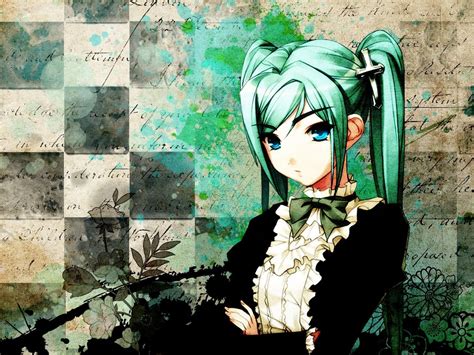 Green Anime Girl Aesthetic Wallpaper Anime Wallpaper Hd