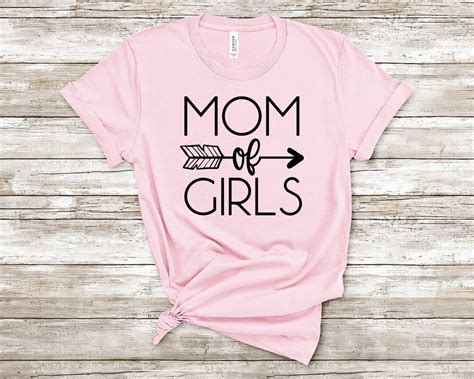 Mom Of Girls Shirtmom Shirt Mom Life Mother S Etsy