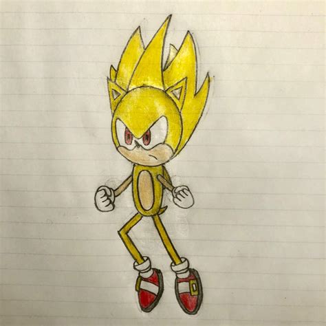 Super Sonic Drawing At Explore Collection Of Super
