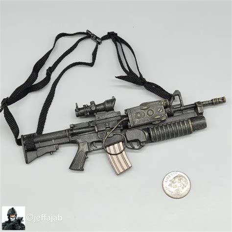 16 Hot Toys Stoner M4 Rifle W M203 Grenade Launcher For 12 Figures