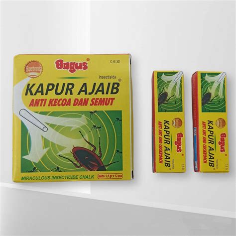 KAPUR AJAIB BAGUS PENGUSIR KECOA DAN SEMUT | Lazada Indonesia