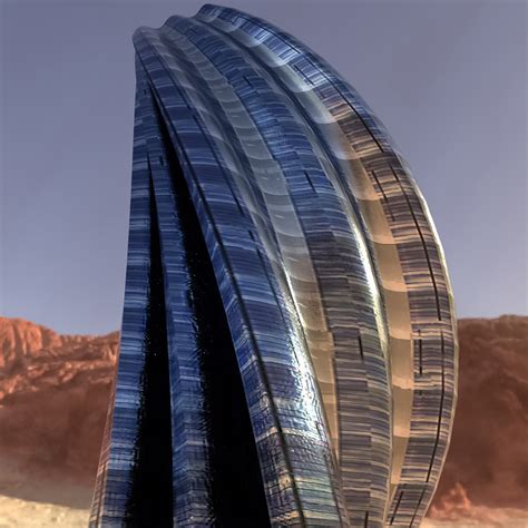 3d Alien Building Architectural Turbosquid 1523768