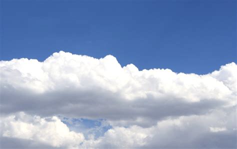 Cotton Clouds In Blue Sky Background Image Wallpaper Or