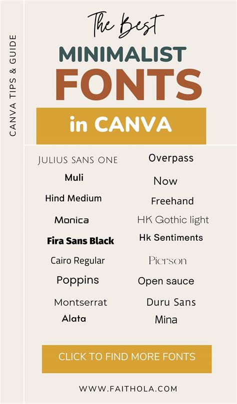 Canva S Ultimate Guide To Font Pairing Gd Type Faces Fonts Font My