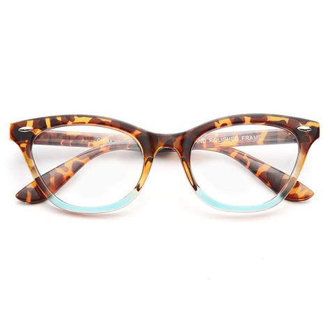 Clear Cat Eye Glasses Special Edition Emma Ombre Cat Eye Clear