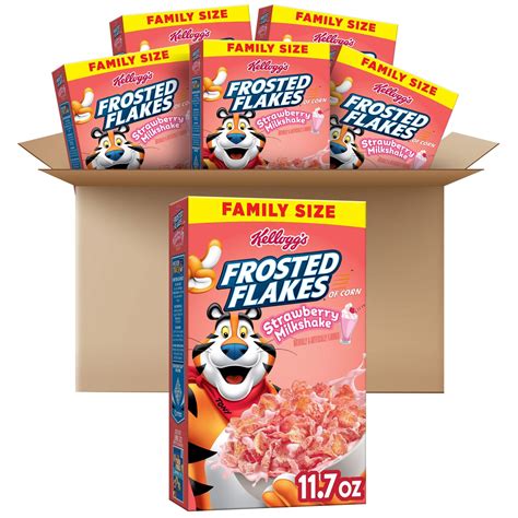 Buy Kelloggs Frosted Flakes Cold Breakfast Cereal 8 S And Minerals