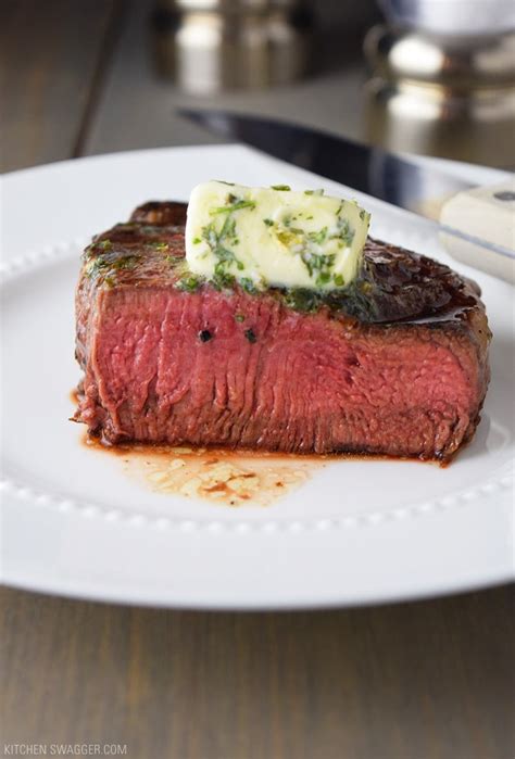 Pan Seared Filet Mignon With Garlic Herb Butter Recipe Kitchen Swagger