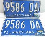 How To Read Maryland License Plates Images