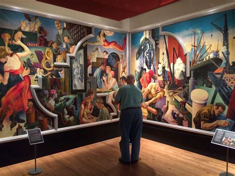 Thomas Hart Bentons America Today Mural Rediscovered Exhibition At