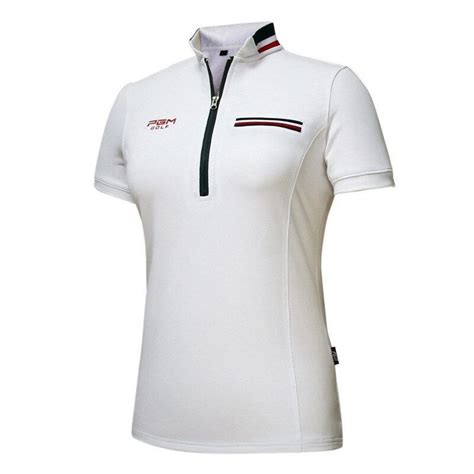 Pgm Women Golf T Shirt Ladies Short Sleeve Tops Sportswear