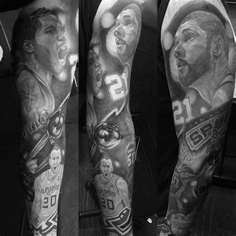 At tattoounlocked.com find thousands of tattoos categorized into thousands of categories. 30 San Antonio Spurs Tattoos For Men - Basketball Ink Ideas