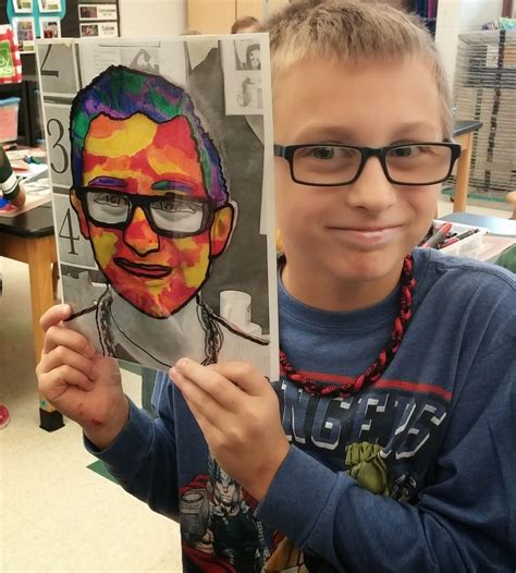 Fourth Graders Made These Neat Heather Galler Self Portraits We
