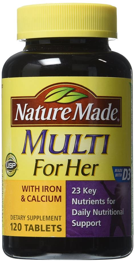 Nature Made Multi For Her 120 Tablets 120 Count Pack Of 1 Life Irl