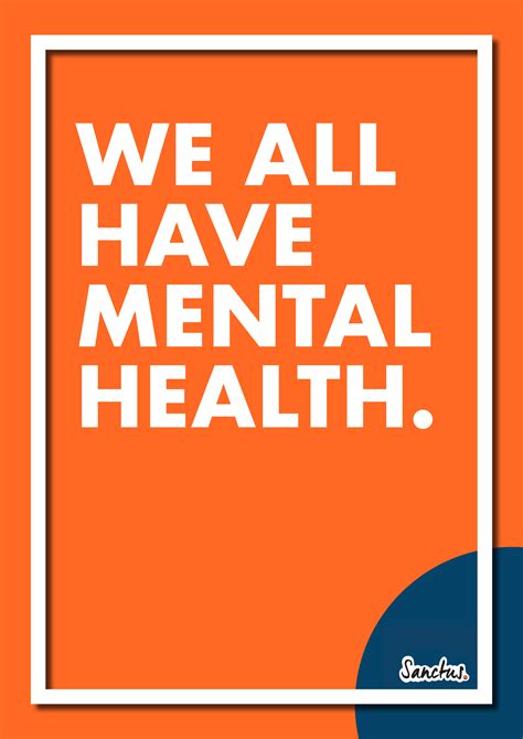 Participate in a clinical trial. Free mental health posters for the workplace - Sanctus