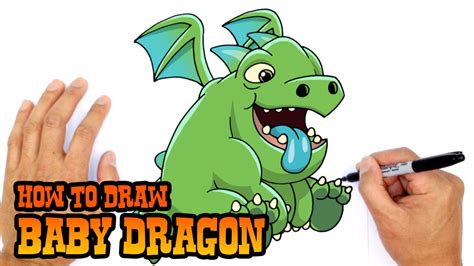 How To Draw Baby Dragon Clash Royale Youtube