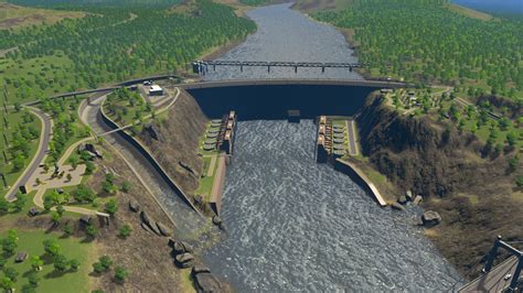 Another Angle Of The Dam Complex I Made Citiesskylines City
