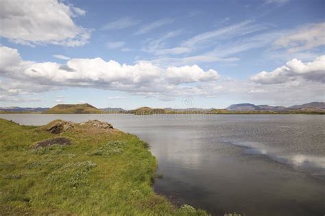 Lake Myvatn Area In Northern Iceland Stock Image Image Of Destination