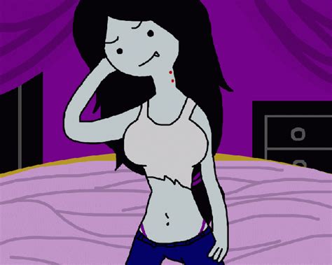 Rule 34 Adventure Time Animated Bed Bite Mark Black Hair Blush Bouncing Breasts Breasts Fang